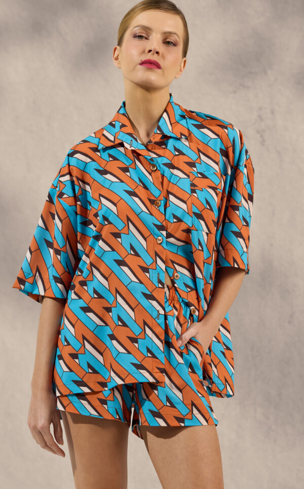 Premium – Pijama Americano Manga Curta com Shorts Diana