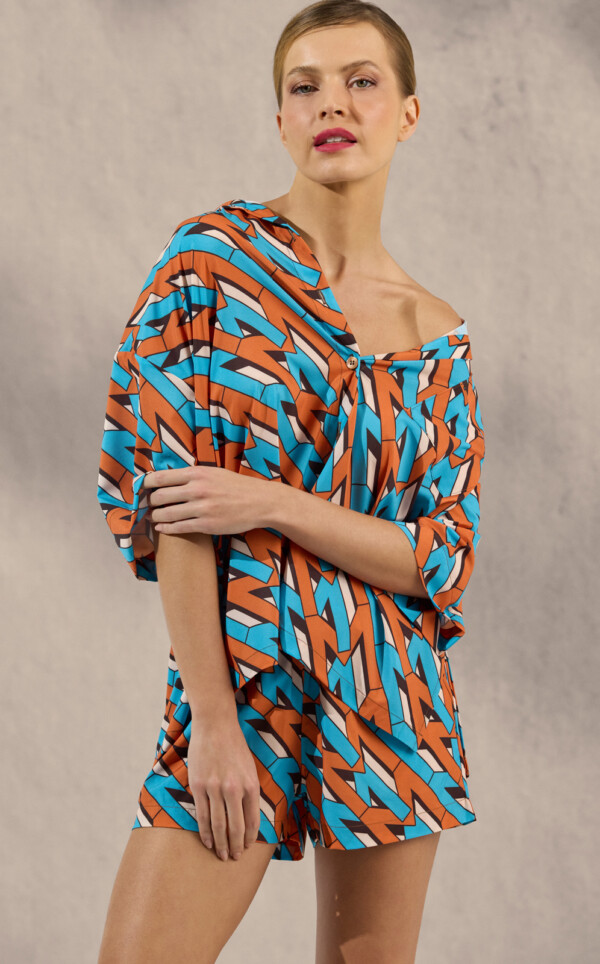 Premium – Pijama Americano Manga Curta com Shorts Diana