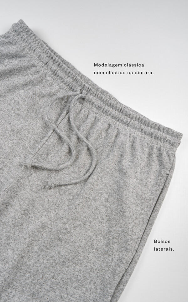 Pijama Blusa Manga Longa com Calça Julian