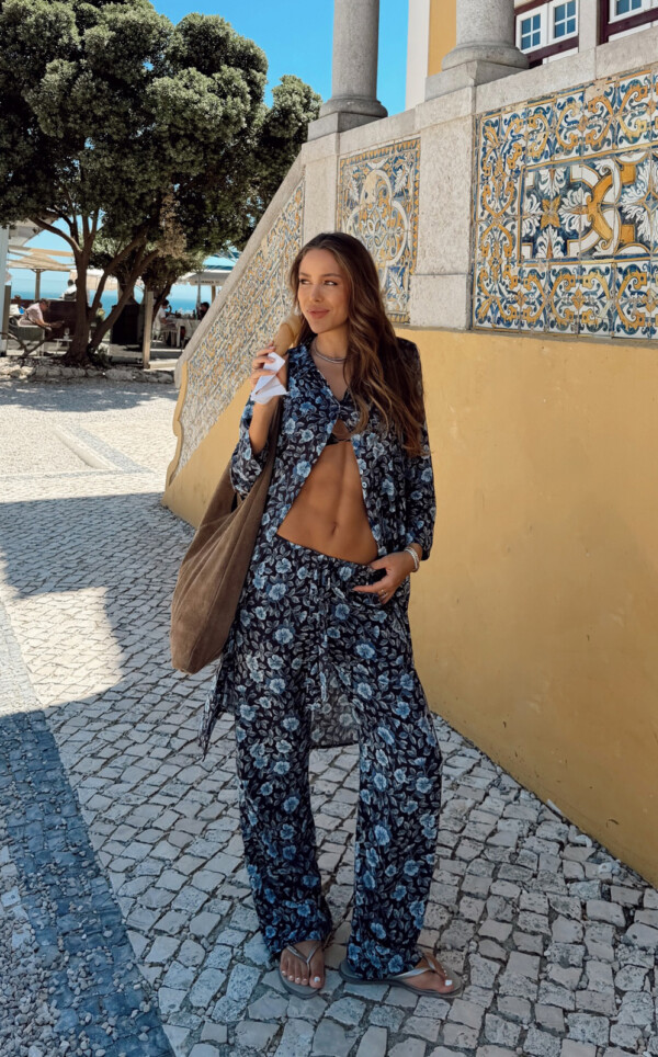 Camisola Alongada Manga Longa com Calça Edna