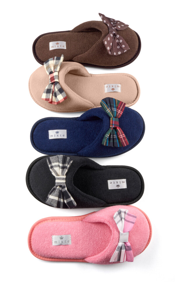 Pantufas Atoalhadas com Laço Susan