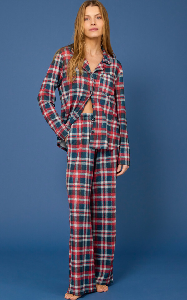 Pijama Americano Manga Longa com Calça Vivian