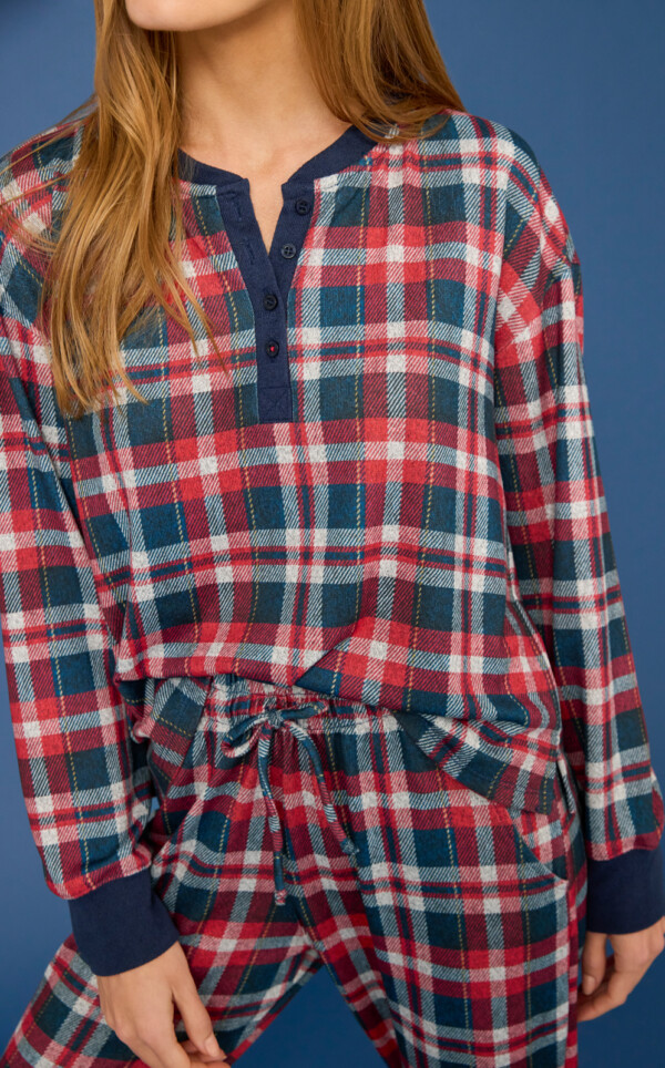 Pijama Blusa Manga Longa com Calça Jogger Vivian