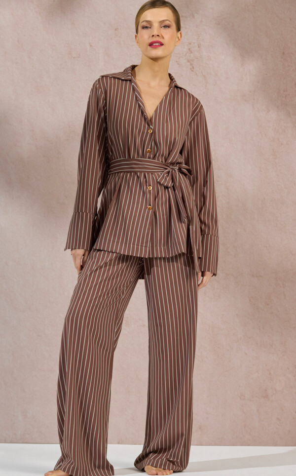 Premium – Pijama Americano Manga Longa com Calça Constanza