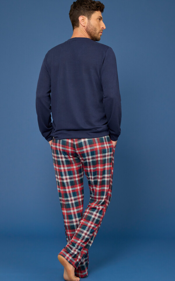 Pijama Blusa Manga Longa com Calça Amaury
