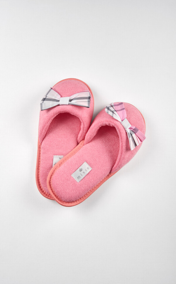 Pantufas Atoalhadas com Laço Matilda