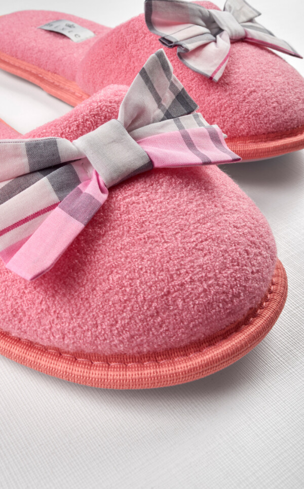 Pantufas Atoalhadas com Laço Matilda
