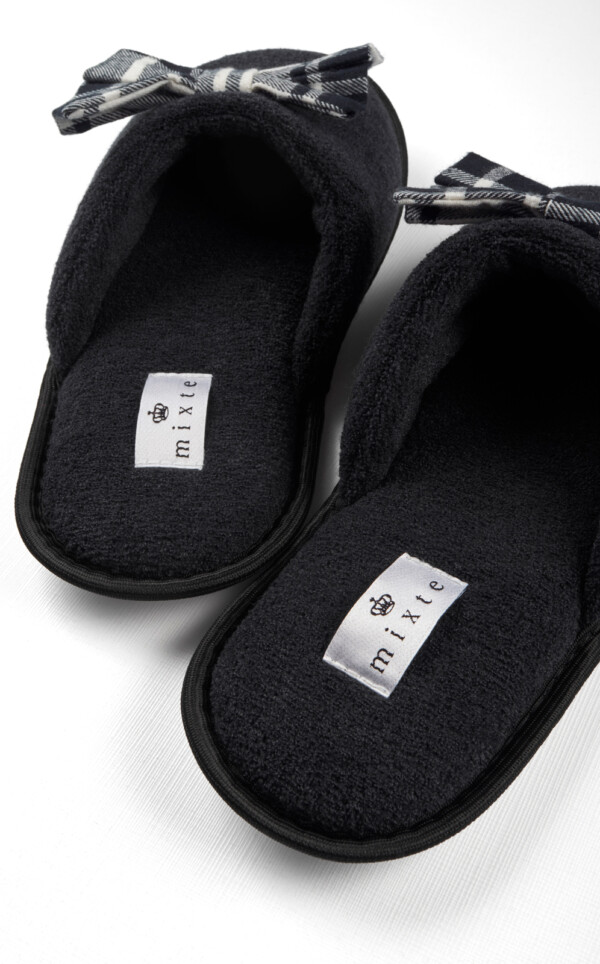 Pantufas Atoalhadas com Laço Gianella