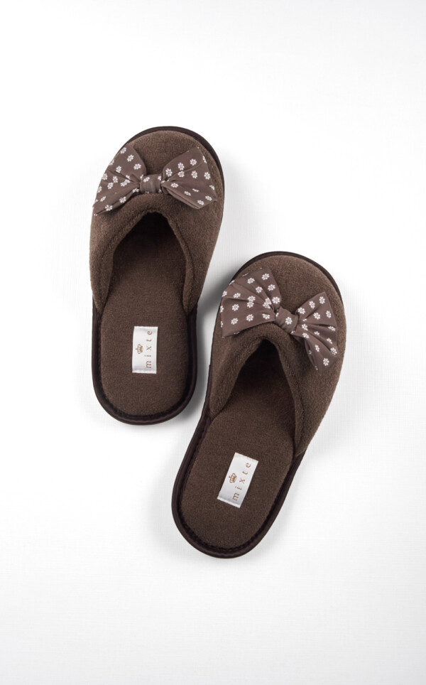 Pantufas Atoalhadas com Laço Susan