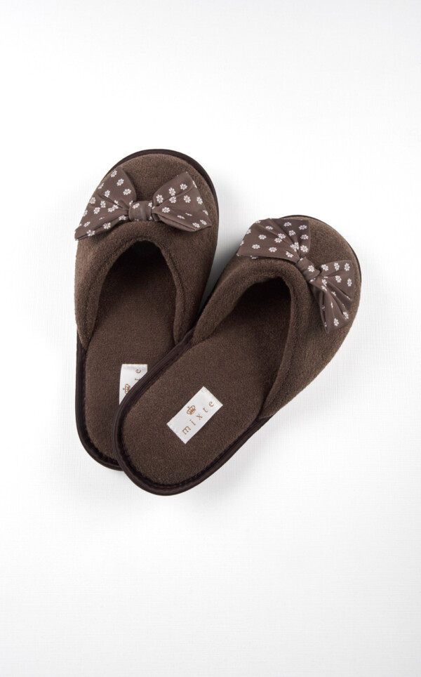 Pantufas Atoalhadas com Laço Susan