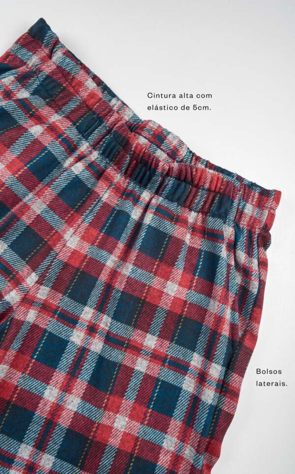 Pijama Conjunto Três Peças Vivian