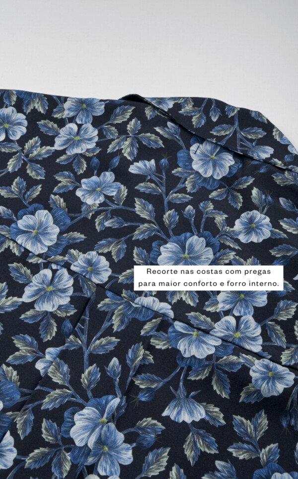 Pijama Americano Manga Longa com Calça Palazzo Edna