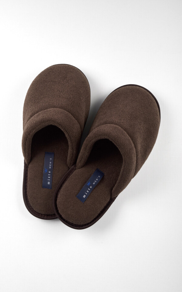 Pantufas Atoalhadas Lazaro Marrom