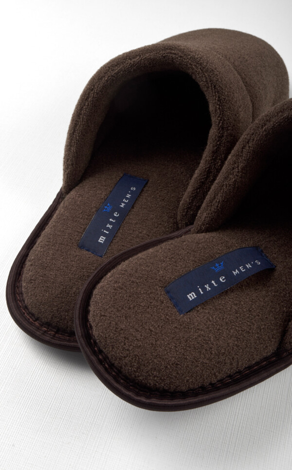 Pantufas Atoalhadas Lazaro Marrom