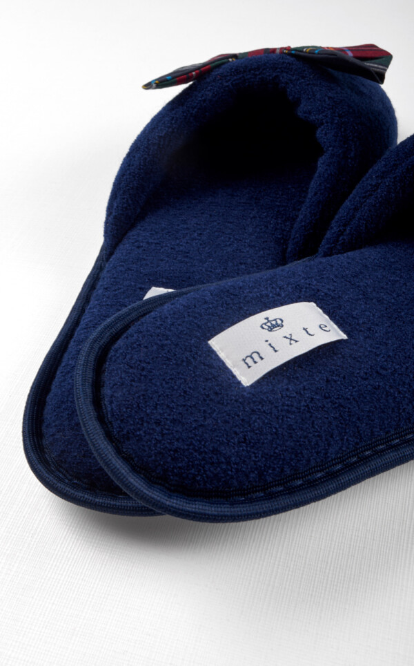 Pantufas Atoalhadas com Laço Izabel