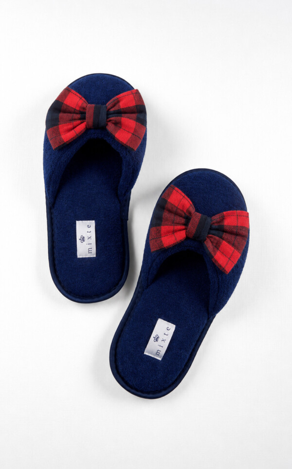 Pantufas Atoalhadas com Laço Eleonor