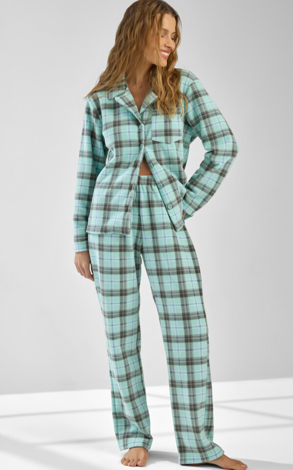 Pijama Americano Manga Longa com Calça Carmela