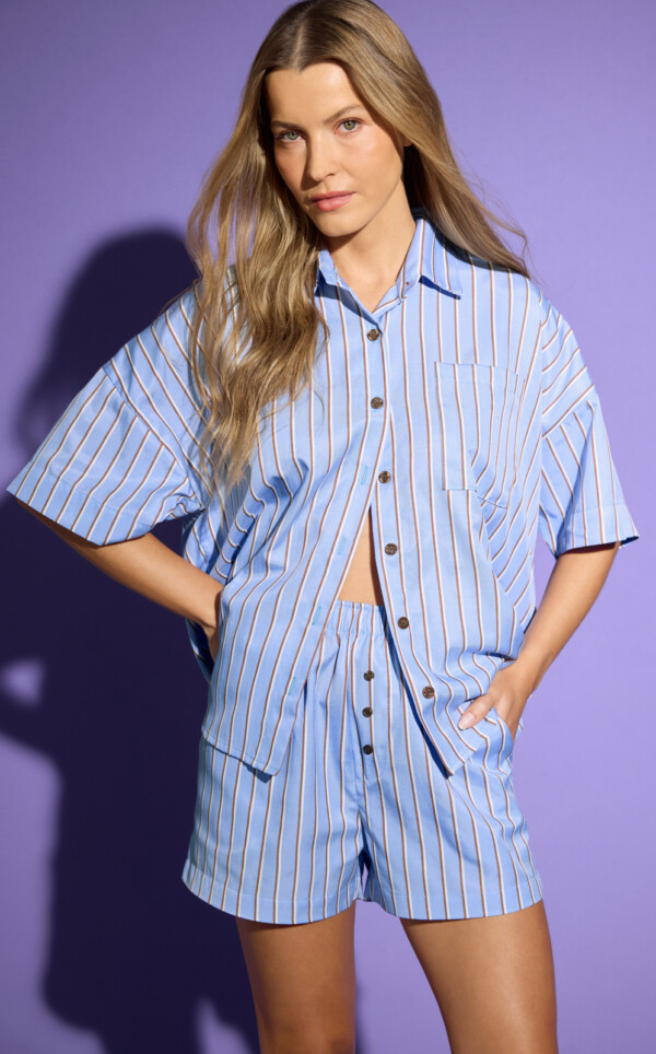 Pijama Americano Manga Curta com Shorts Willow