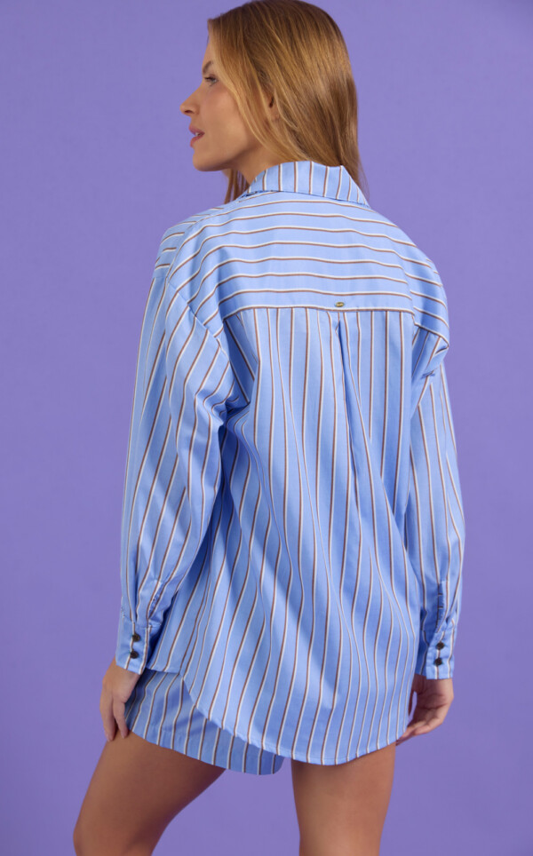 Pijama Americano Manga Longa com Shorts Willow