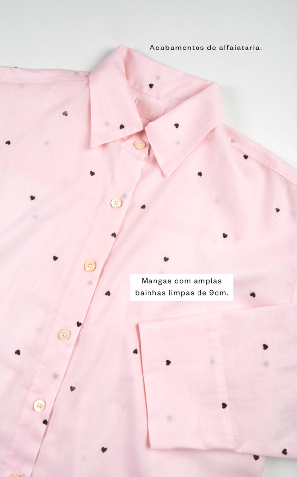 Pijama Americano Manga Longa com Calça Holly