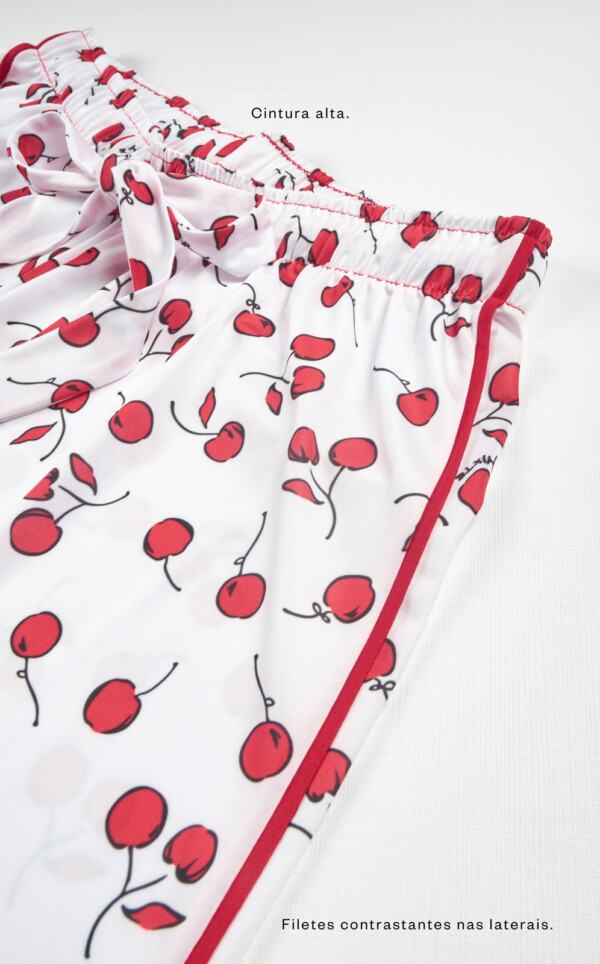 Pijama Americano Manga Curta com Calça Hallie