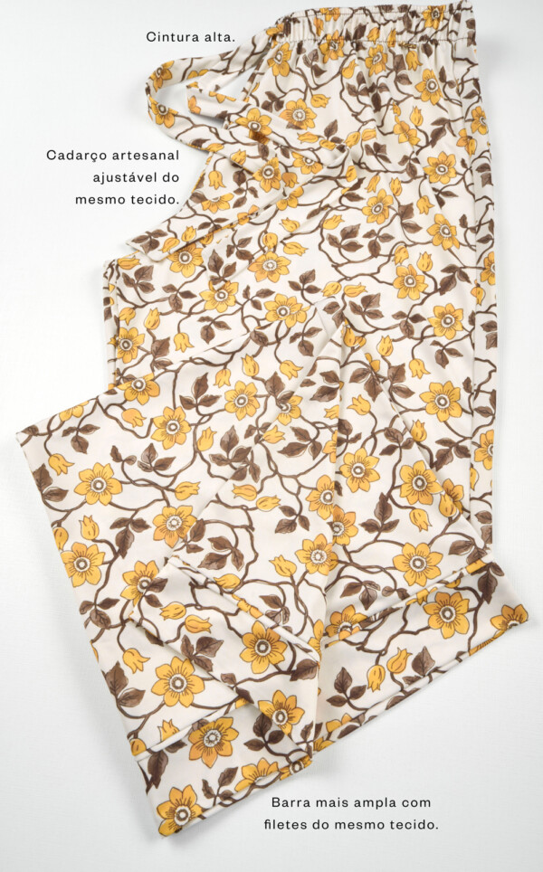 Pijama Blusa de Alças com Calça Delilah