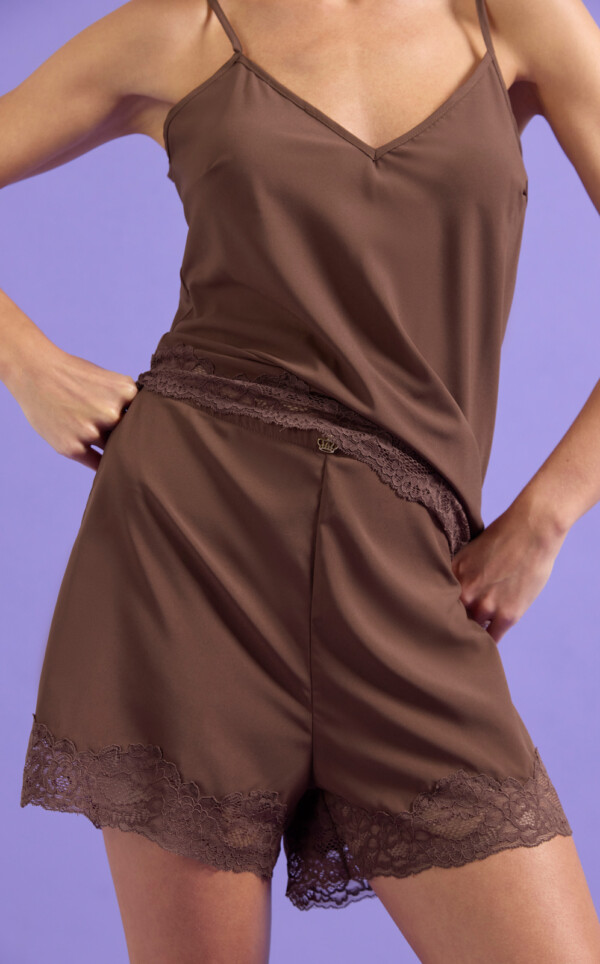 Premium – Pijama Blusa de Alças com Shorts Aylee