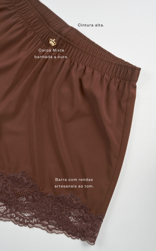 Premium – Pijama Blusa de Alças com Shorts Aylee