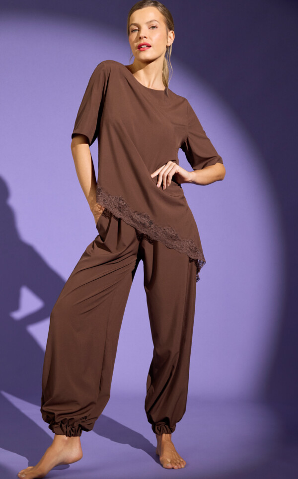 Premium – Pijama Blusa de Alças com Calça Aladdin Aylee