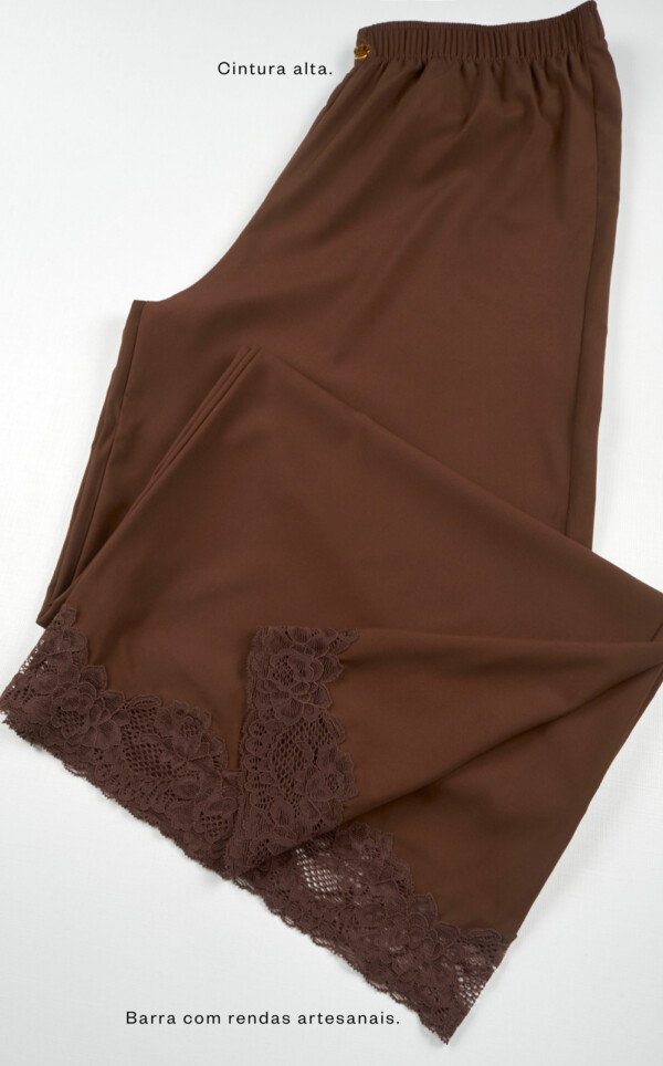 Premium – Pijama Blusa de Alças com Calça Lyla