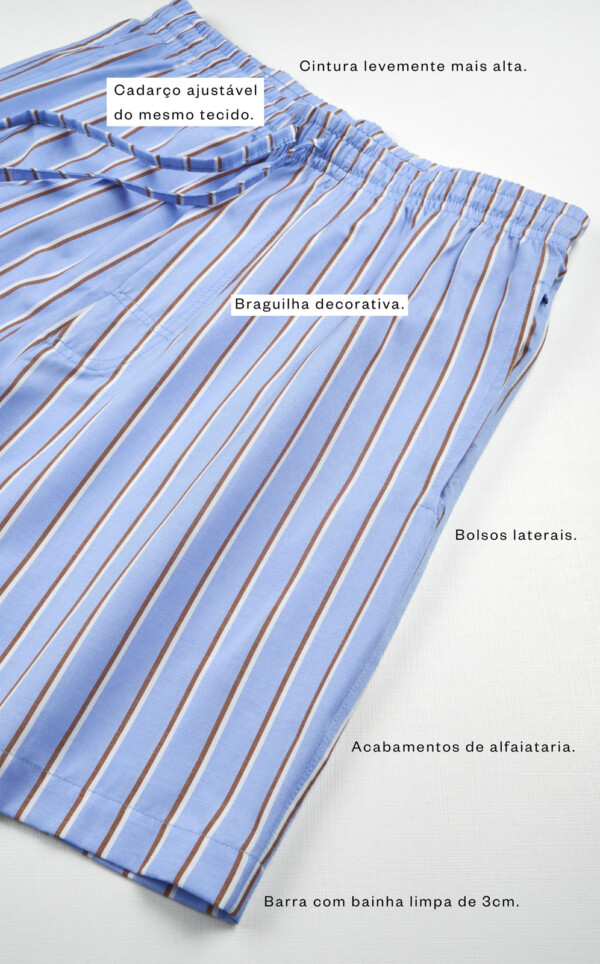 Pijama Camiseta Manga Curta com Bermuda Colin