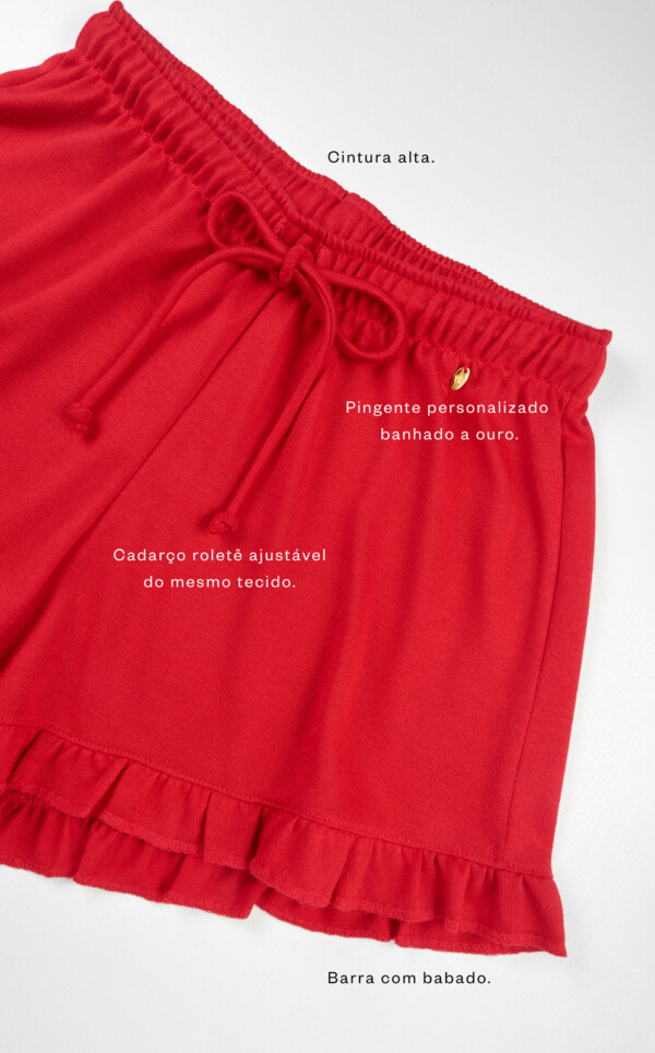 Pijama Blusa de Alças com Shorts Layla